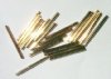 25 20x1.5mm Gold Plated Metal Tube Beads